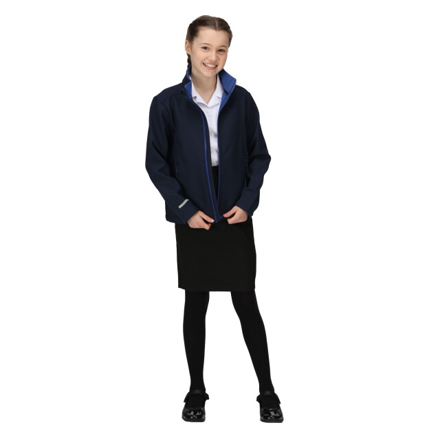 Regatta Kinder/kids a 2 layer soft shell jas UTRG9534_navynewroyal large