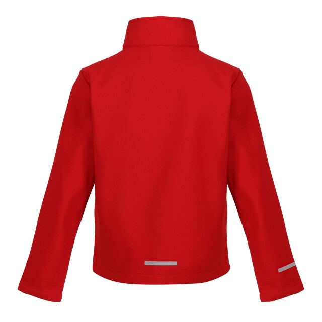 Regatta Kinder/kids ablaze 2 layer soft shell jas UTRG9534_classicredblack large