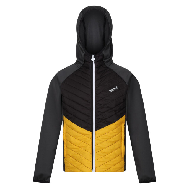Regatta Kinder/kids kielder hybrid vii gewatteerd jack UTRG9600_sealgreycaliforniayellow large