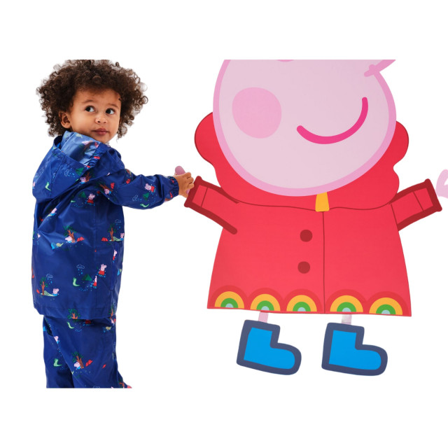 Regatta Kinder/kids peppa pig waterdicht jasje UTRG9587_newroyal large