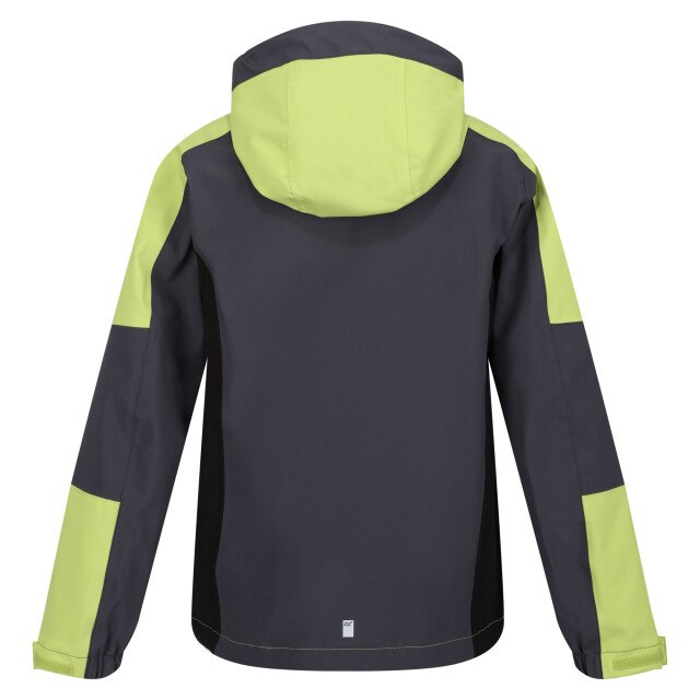 Regatta Kinder/kinder highton iv waterdichte jas UTRG9638_sealgreygreenalgae large