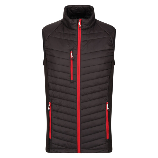 Regatta Heren navigate gewatteerd hybride gilet UTRG9422_blackclassicred large