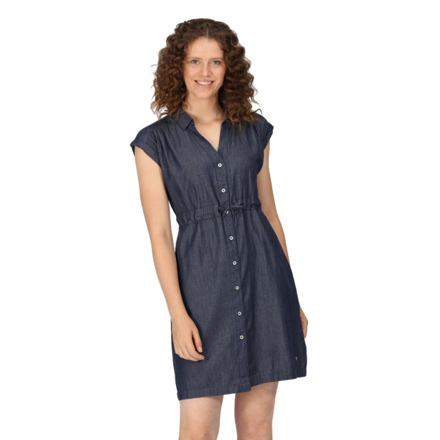 Regatta Dames rura lichtgewicht overhemd met knopdetail UTRG9437_chambray large