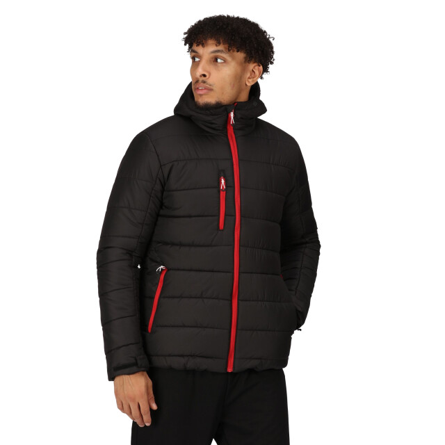 Regatta Thermisch gewatteerd jack voor heren UTRG9401_blackclassicred large