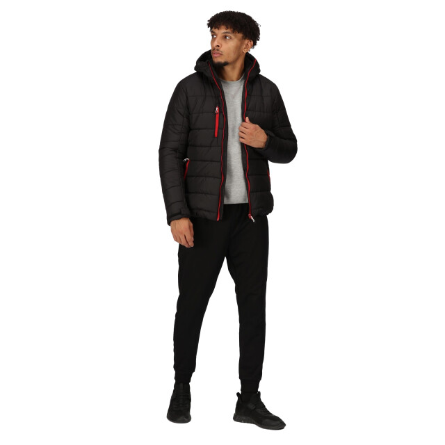 Regatta Thermisch gewatteerd jack voor heren UTRG9401_blackclassicred large