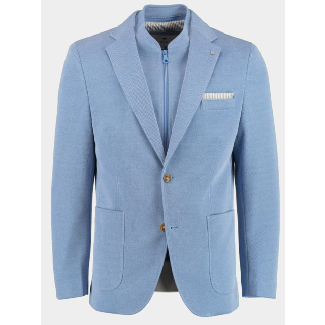 Bos Bright Blue Colbert d7,5 lommer jacket with inlay 241037lo45bo/210 light blue 179852 large