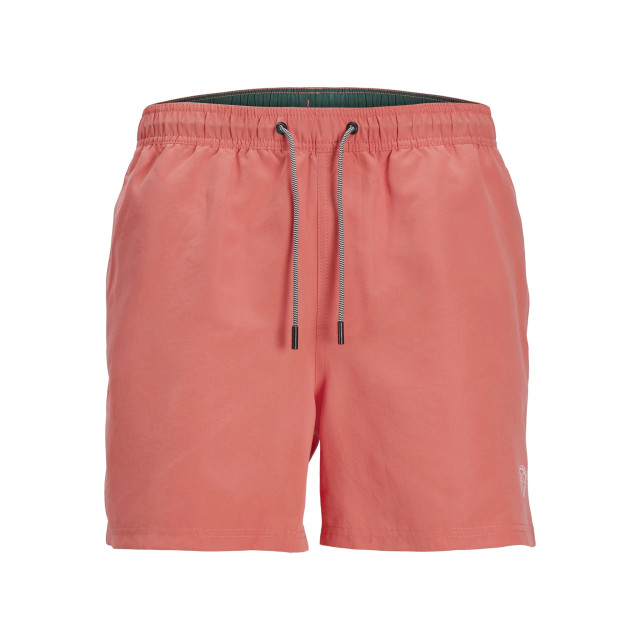 Jack & Jones Heren zwemshorts jpstfiji effen hot coral 12225961-Hot Coral large