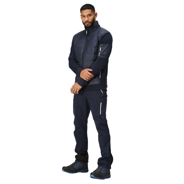 Regatta Heren colliston baffled fleece jas UTRG8936_navy large