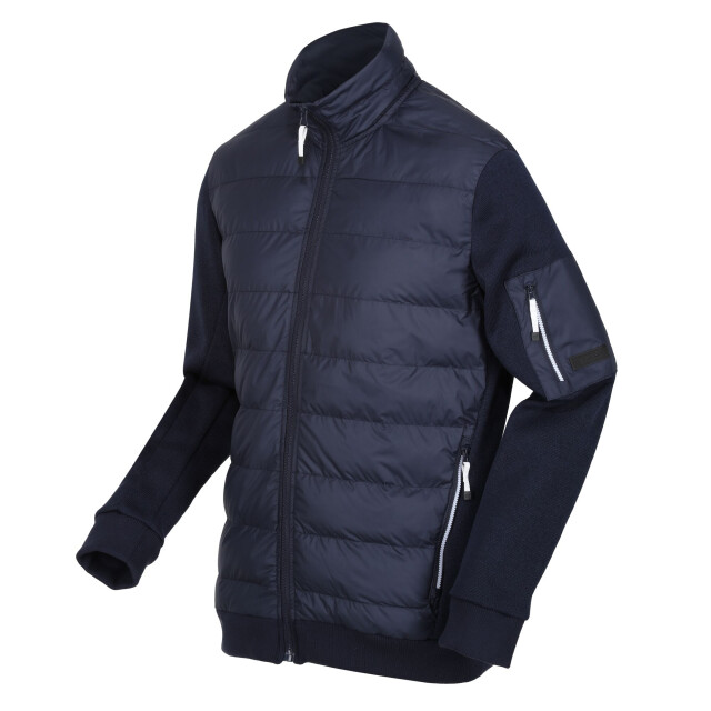 Regatta Heren colliston baffled fleece jas UTRG8936_navy large