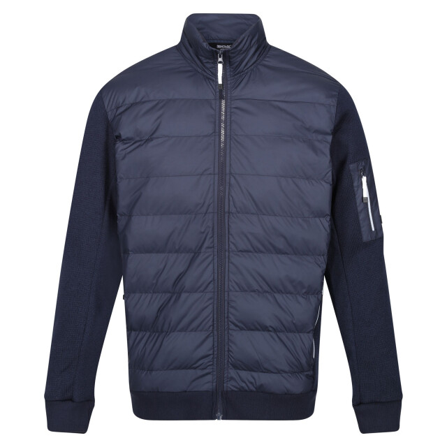 Regatta Heren colliston baffled fleece jas UTRG8936_navy large