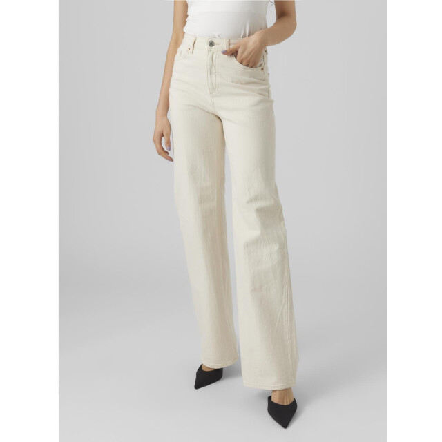 Vero Moda Vmtessa hr wide str jeans ecru ga 10287303 large