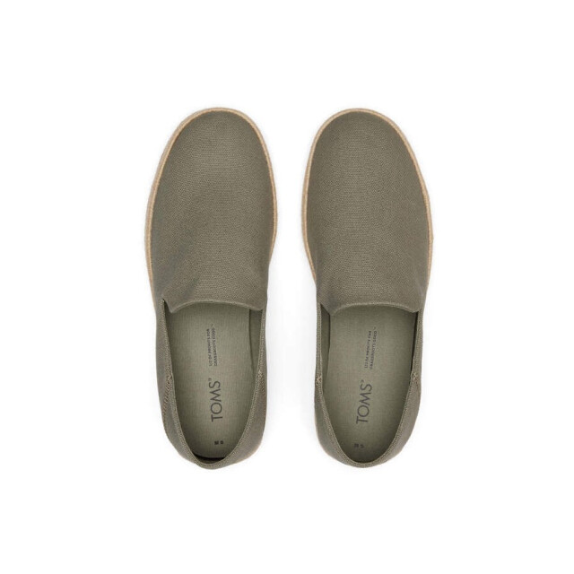 Toms Santiago 10020071 vetiver green canvas 3129 10020071 large