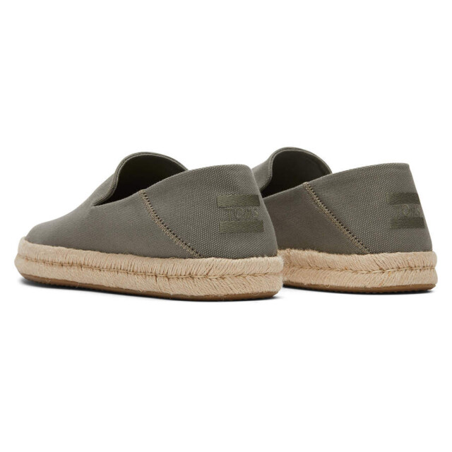 Toms Santiago 10020071 vetiver grey canvas 10020071 large