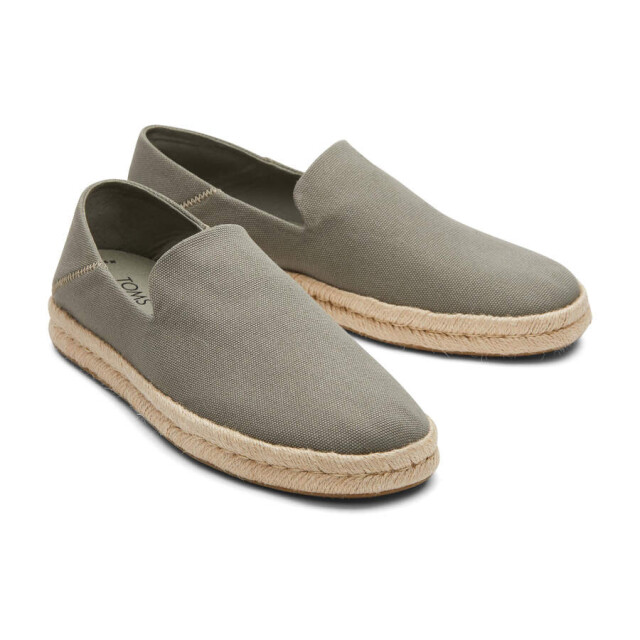 Toms Santiago 10020071 vetiver green canvas 3129 10020071 large