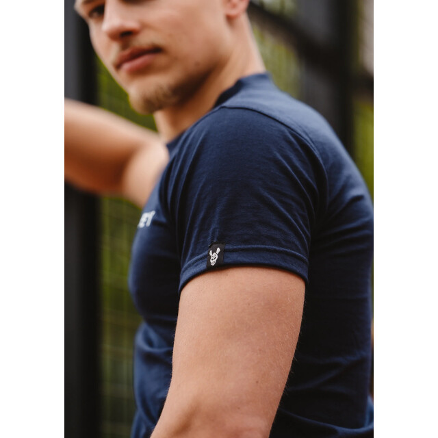 Black Donkey Apollo t-shirt i dark blue/white CH3-MCAT23-DB large
