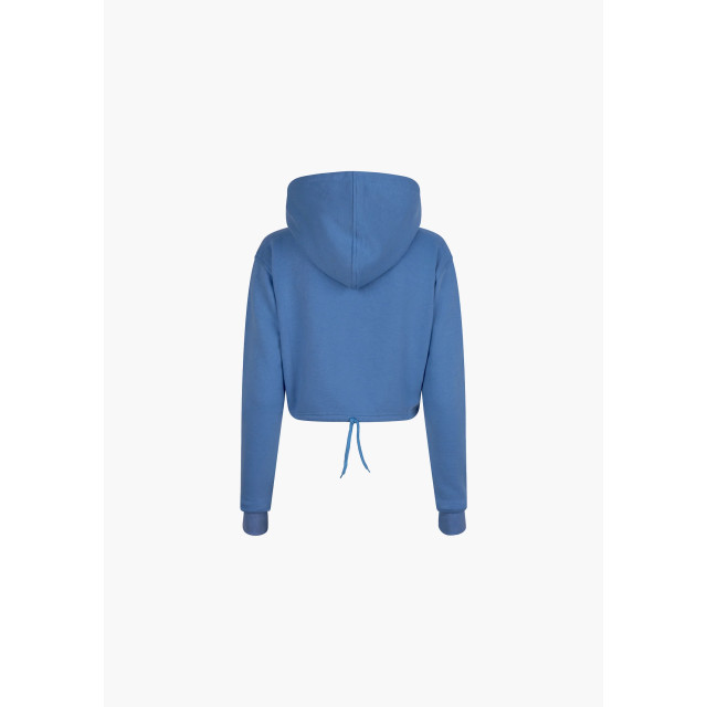 Black Donkey Daily crop hoodie i light blue/black CH3-VCDCH23B large