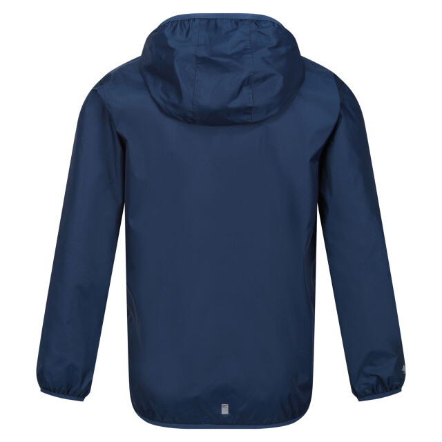 Regatta Groot buitenshuis kinderen/kinderen lever ii packaway rain jacket UTRG1885_bluewing large