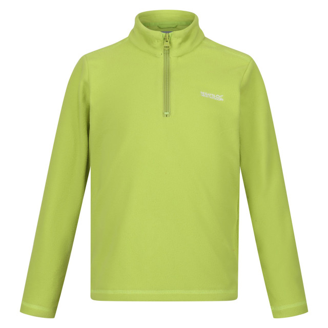 Regatta Geweldige outdoors kinder hot shot ii half zip fleece hoodie UTRG1422_greenalgae large