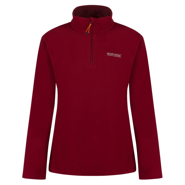 Regatta Geweldige outdoors dames sweetheart 1/4 zip fleece sweater UTRG1248_rumbared large