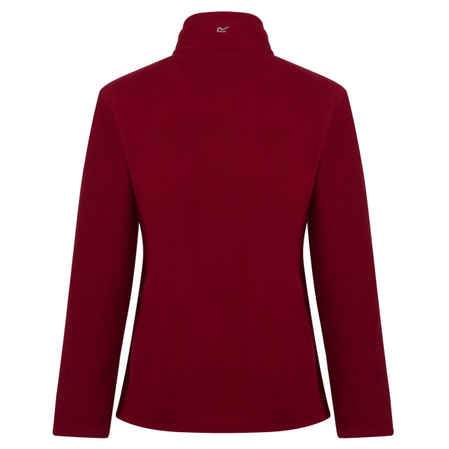Regatta Geweldige outdoors dames sweetheart 1/4 zip fleece sweater UTRG1248_rumbared large
