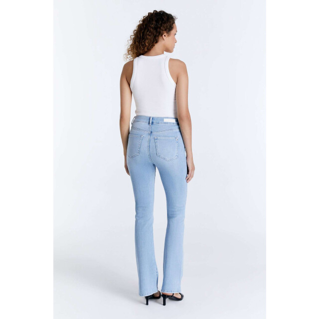 C.O.J. Denim Ultra high waist flare light blue Matilda-102 large