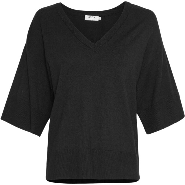 Moss Copenhagen Mscheslina rachelle 2 4 v pullover black 17626-black large