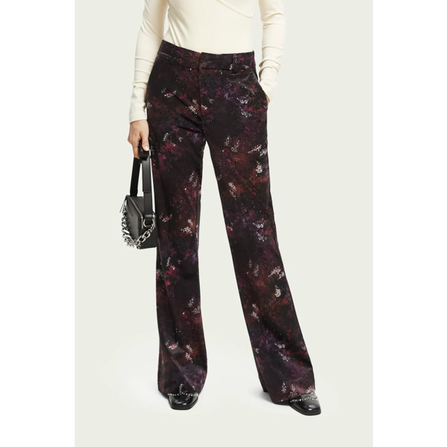 Scotch & Soda 168802 velvet high-rise flared trousers 168802 Velvet high-rise flared trousers large