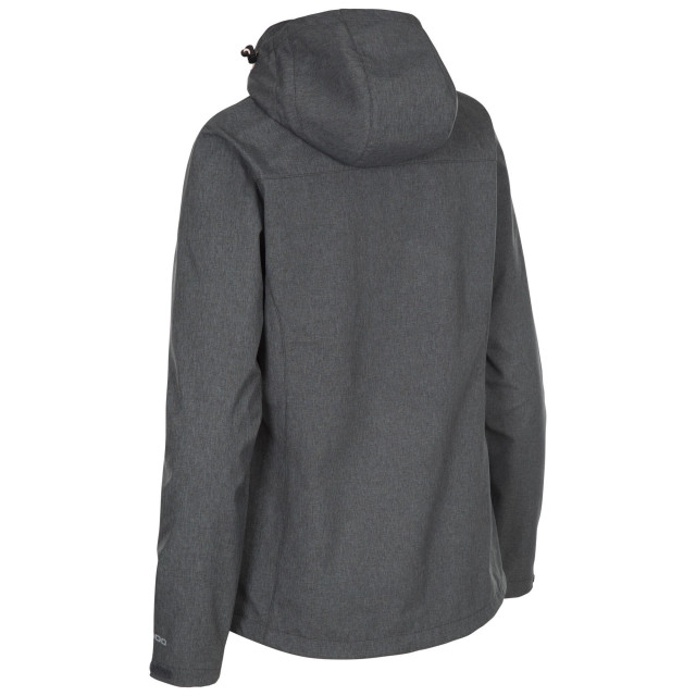 Trespass Dames claren ii waterdichte softshell jas UTTP4615_darkgreyblushmarl large