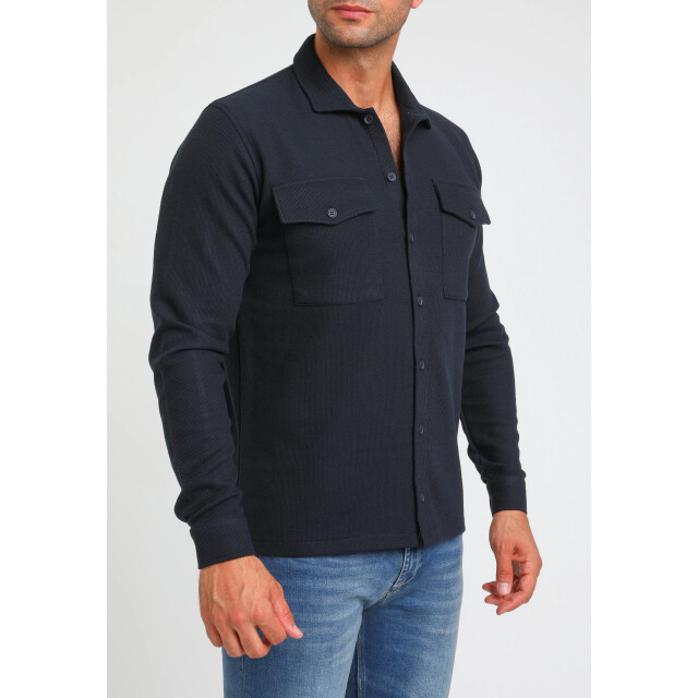 Gabbiano Heren overshirt 424553 301 navy Gabbiano 424553 301Navy large