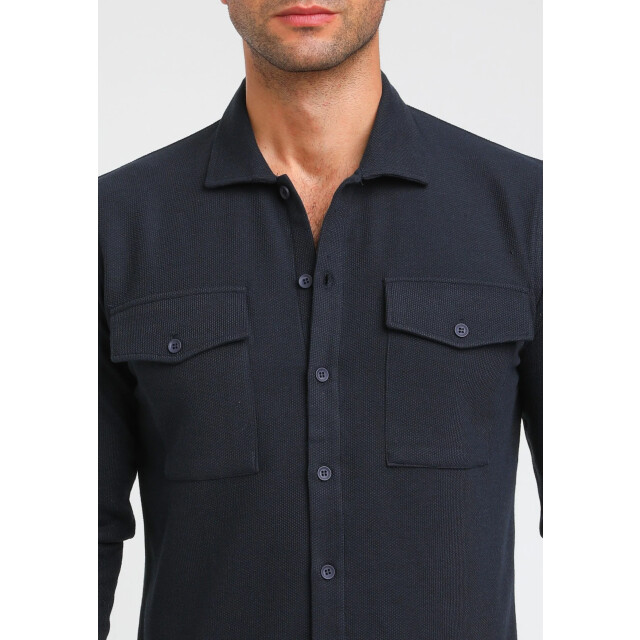 Gabbiano Heren overshirt 424553 301 navy Gabbiano 424553 301Navy large