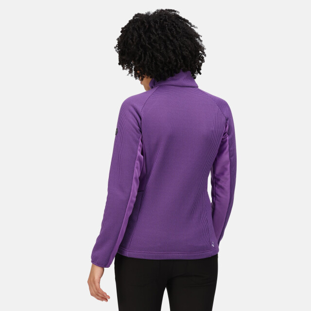 Regatta Dames highton ii full zip fleece top UTRG6406_darkaubergine large