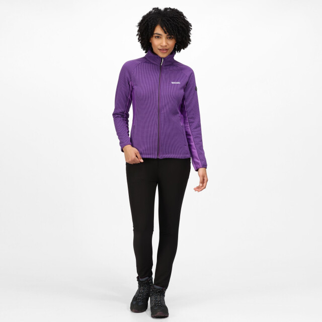 Regatta Dames highton ii full zip fleece top UTRG6406_darkaubergine large