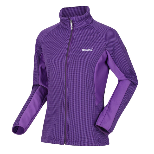 Regatta Dames highton ii full zip fleece top UTRG6406_darkaubergine large