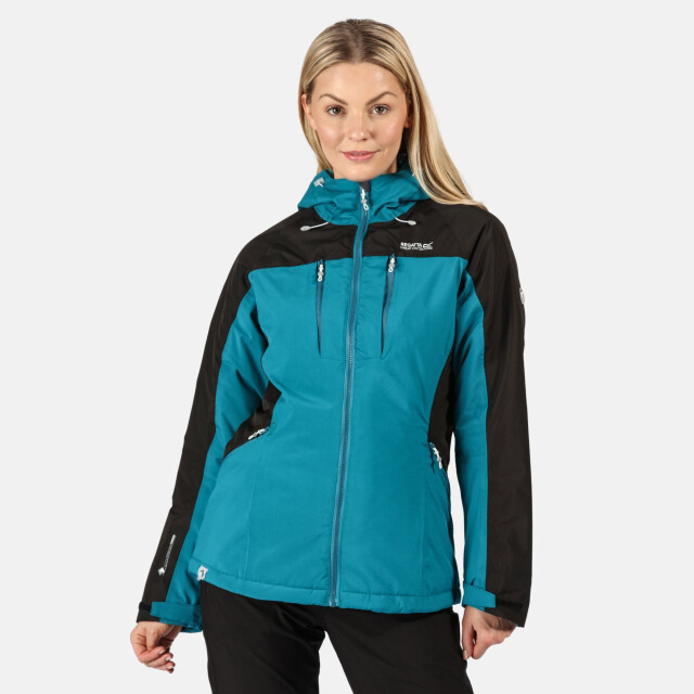 Regatta Dames highton waterdicht gewatteerd jasje UTRG5367_oceanblueblack large