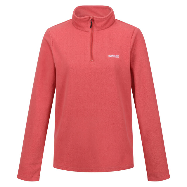Regatta Geweldige outdoors dames sweetheart 1/4 zip fleece sweater UTRG1248_mineralred large