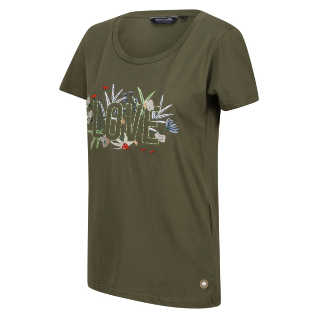 Regatta Dames filandra vii liefde t-shirt UTRG9282_fourleafclover large