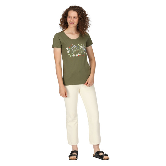 Regatta Dames filandra vii liefde t-shirt UTRG9282_fourleafclover large