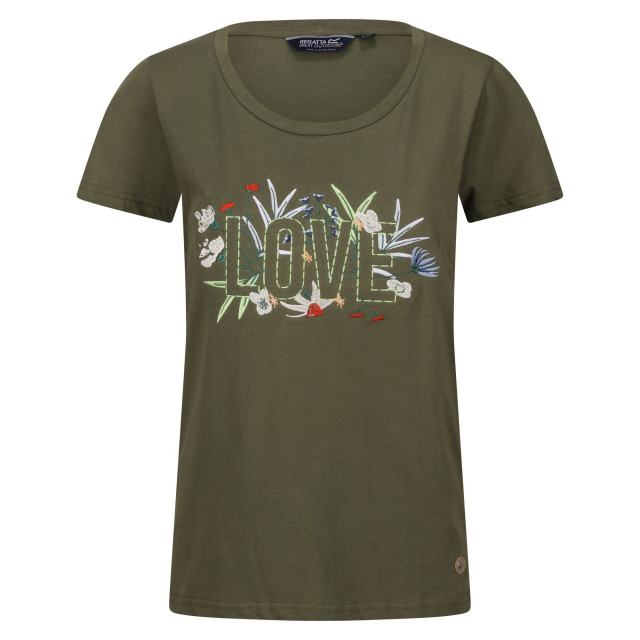 Regatta Dames filandra vii liefde t-shirt UTRG9282_fourleafclover large