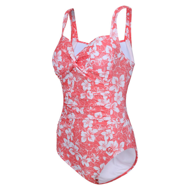 Regatta Dames sakari hibiscus zwempak met buikcontrole UTRG9151_peachbloom large