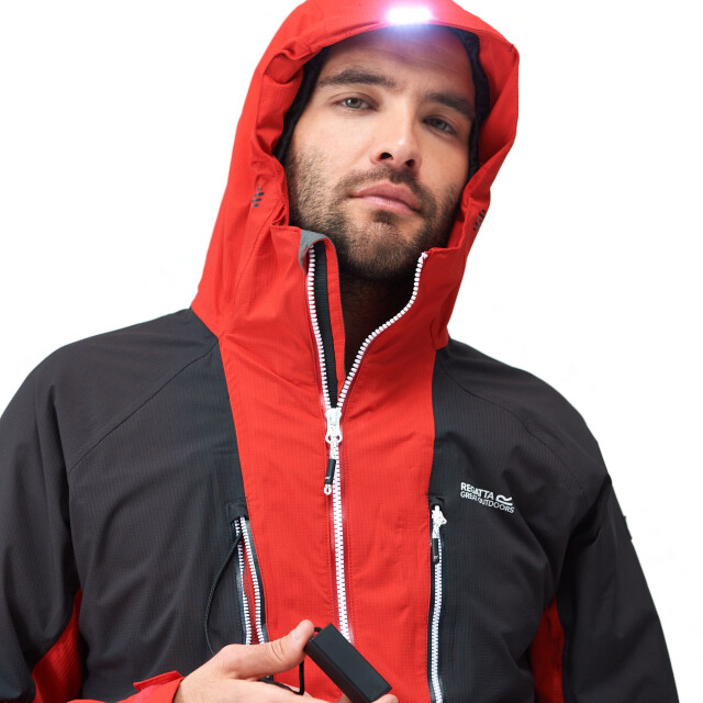 Regatta Heren sacramento ix 2 in 1 waterdichte jas UTRG9294_dangerredash large