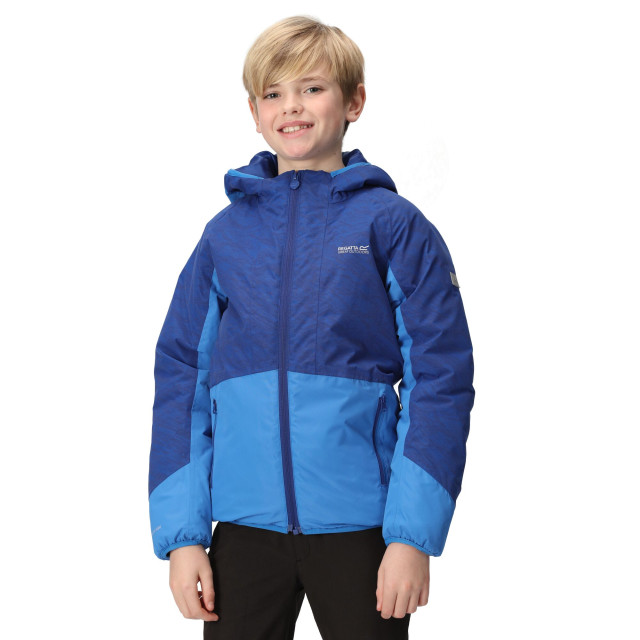 Regatta Volcanics vii reflecterende waterdichte jas voor kinderen/kinderen UTRG9321_newroyalstrongblue large