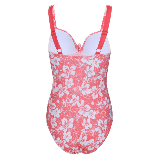 Regatta Dames sakari hibiscus zwempak met buikcontrole UTRG9151_peachbloom large