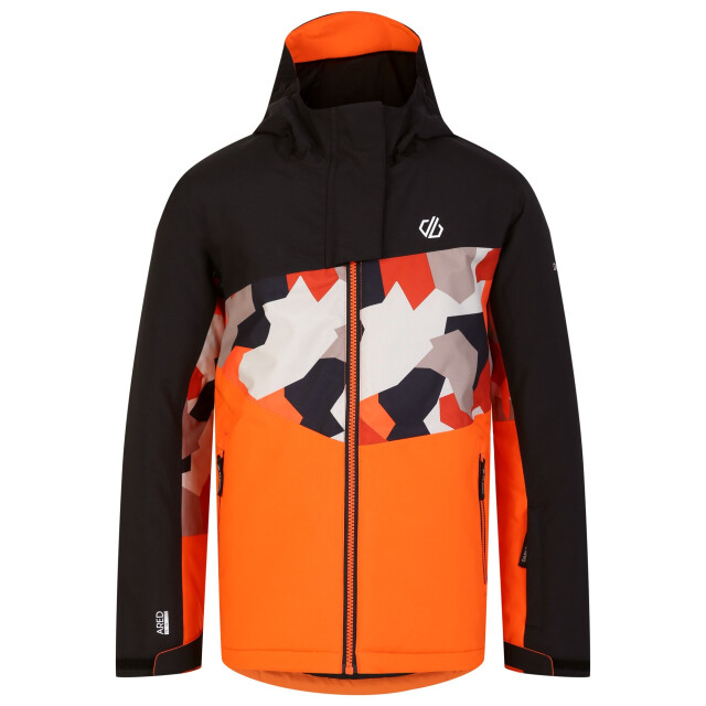 Dare2b Kinder/kinder humour ii geo camo ski-jas UTRG9108_puffinsorangeblack large