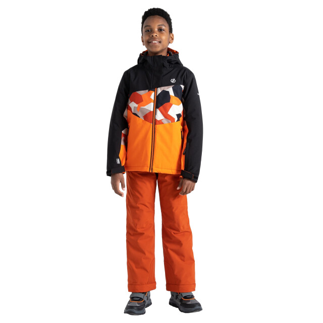 Dare2b Kinder/kinder humour ii geo camo ski-jas UTRG9108_puffinsorangeblack large