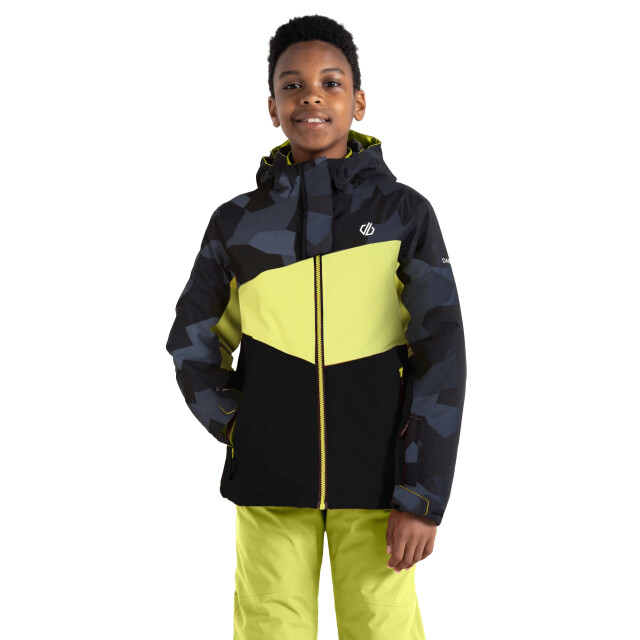 Dare2b Kinder/kinder humour ii geo camo ski-jas UTRG9108_blackyellowplum large