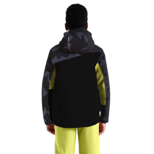 Dare2b Kinder/kinder humour ii geo camo ski-jas UTRG9108_blackyellowplum large