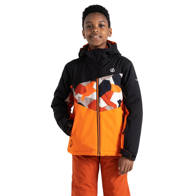 Dare2b Kinder/kinder humour ii geo camo ski-jas UTRG9108_puffinsorangeblack large