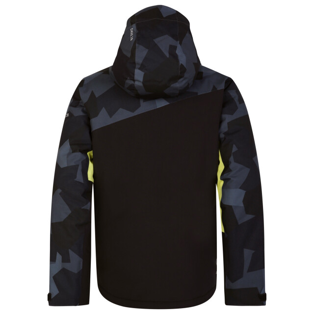 Dare2b Kinder/kinder humour ii geo camo ski-jas UTRG9108_blackyellowplum large