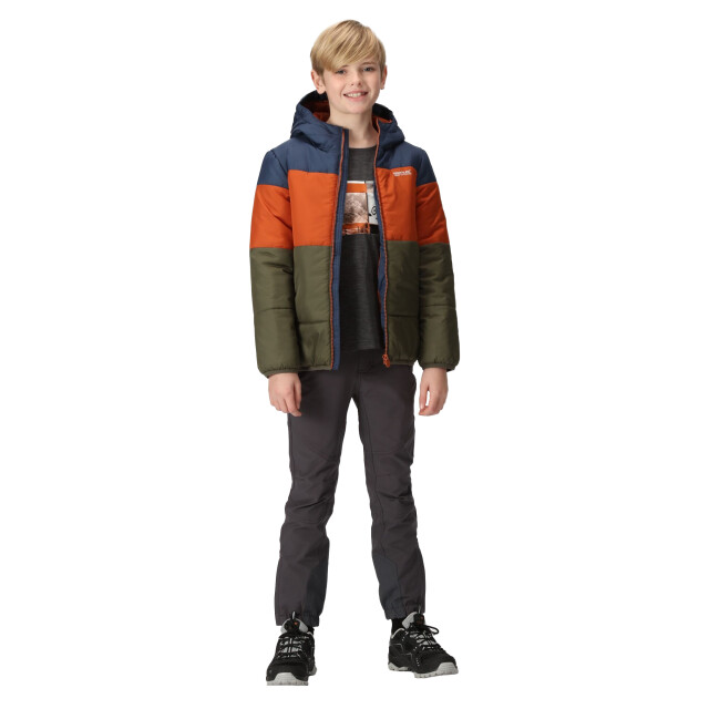 Regatta Gewatteerd kinder/kinderjack lofthouse vii terrain print UTRG9091_admiralblueburntcopper large