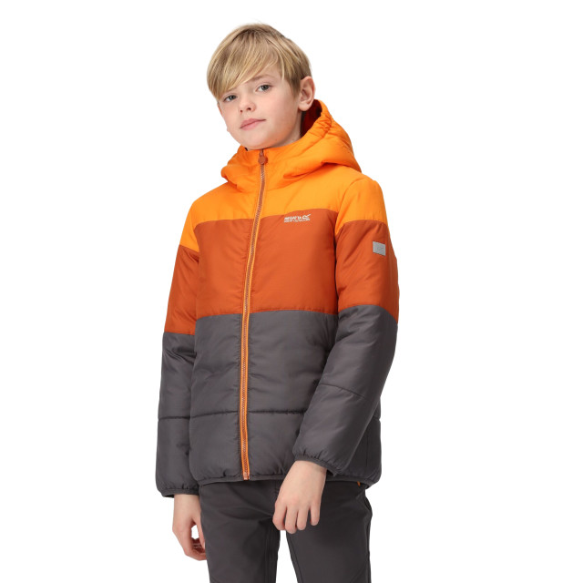 Regatta Gewatteerd kinder/kinderjack lofthouse vii terrain print UTRG9091_orangepepperburntcopper large